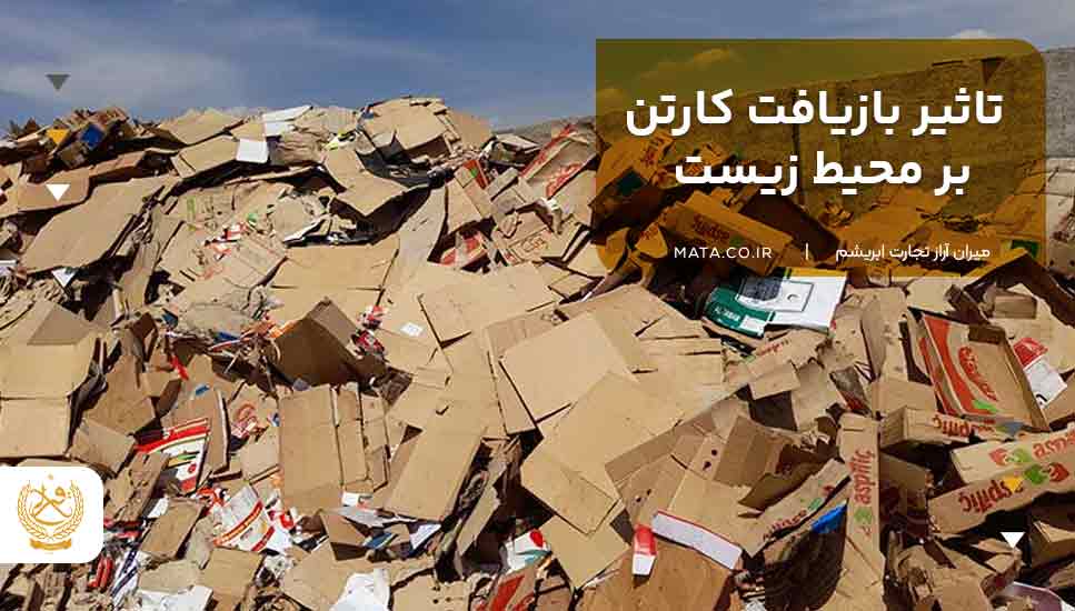 تاثیر بازیافت کارتن بر محیط زیست